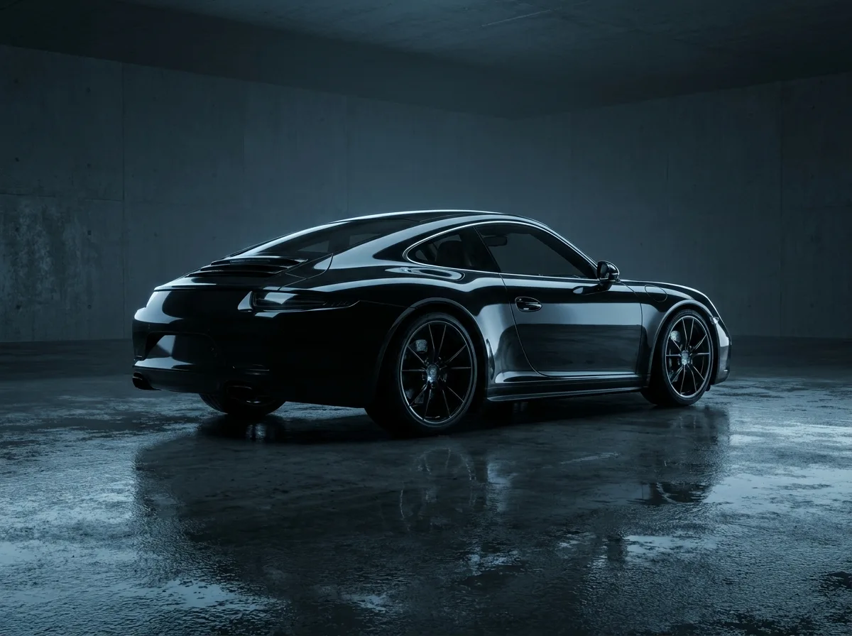 Porsche 911 nach Full Detail und Keramikversiegelung